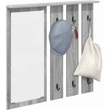  Vješalica za kapute na zidu Sivi hrast sonoma 84 x 10 x 80 cm | shoptok.hr
