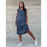 Mayflies Dress-TW-SK-2206.04P-dark blue | Shoptok.si