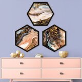 Wallity 6GEN1243121752 multicolor decorative framed painting (3 pieces) | ePonuda.com