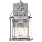 Quintiesse QN-BOOKER-S-IA -Spoljašnja zidna lampa BOOKER S 1xE27/60W/230V IP44 matni hrom | Eponuda.com