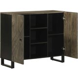 Maison Chic Komoda - Predalnik črn 90x33x75 cm trden mangov les, (21718350) Cene