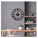 WALLXPERT dekorativni metalni zidni sat pari black | ePonuda.com