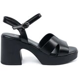 SEASTAR Black heeled sandals Cene