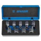 Unior ključevi nasadni sa unutrašnjim tx profilom, prihvat 1/2'', u metalnoj kutiji 607314 | ePonuda.com