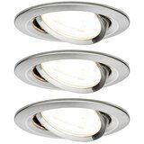 PAULMANN Ugradbena LED svjetiljka Nova (19,5 W, Brušeno željezo, Topla bijela, Ugradbena dubina: 90 mm) | shoptok.hr