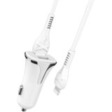 Hoco . Auto punjač sa Lightning kabelom, QC, 2 x USB, 3.1 A - Z31 Universe double port, Lightning | shoptok.hr