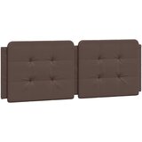 vidaXL Vzglavna stranica rjava 120 cm umetno usnje, (21112039) | Shoptok.si