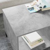  Kava Stol Betonski sivi 90 x 49 x 46 cm Konstruirano drvo | shoptok.hr