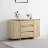  Kreveta Sonoma hrast 120 x 41 x 75 cm Konstruirano drvo | shoptok.hr