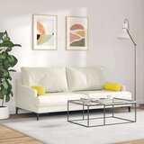 vidaXL valjkasti jastučići 2 pcs svijetlo žuta Ø 15 x 40 cm tkanina | shoptok.hr