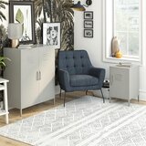 Støraa Svetlo siva kovinska omarica 79x100 cm Bradford – | Shoptok.si