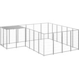  Kavez za pse srebrni 8,47 m² čelični | shoptok.hr