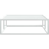 vidaXL Posteljni okvir brez vzmetnice bel 100x200 cm kovinska | Shoptok.si