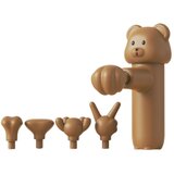 INF Risani mini masažni aparat, brezkrtačni motor, 4-stopenjski, USB Brown, (5000283031) | Shoptok.si