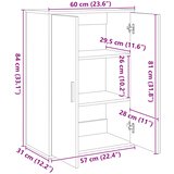  Kreveta Staro drvo 60 x 31 x 84 cm Konstruirano drvo | shoptok.hr