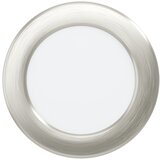 Eglo Fueva 5 LED vgradni žaromet (5,5 W, Topla bela, Nikelj mat barve, Ø x V: 11,7 x 2,6 cm) | Shoptok.si