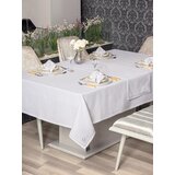  Pera - white white tablecloth set (8 pieces) | ePonuda.com
