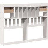 vidaXL Uzglavlje sa spremištem bijeli 140 cm od masive borovine | shoptok.hr