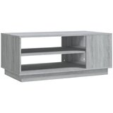 Maison Chic Klubska mizica - kavna mizica - Nizka mizica siva sonoma 102x55x43 cm iverna plošča, (21753363) | Shoptok.si