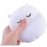  Silikonska LED noćna lampa sova s daljinskim upravljačem, 9 boja | shoptok.hr