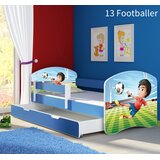  Dječji krevet ACMA s motivom, bočna plava + ladica 160x80 cm 13 Footballer | shoptok.hr