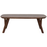 Light &amp;amp; Living Stolić za kavu od masivnog bagrema u tamnoj prirodnoj boji 65x120 cm Quenza &amp;ndash; Slike