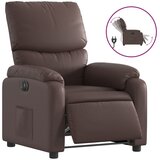 vidaXL Električni naslanjač rjavo umetno usnje, (20928351) | Shoptok.si