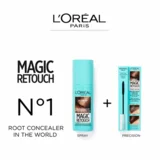 L´Oréal Paris magic retouch instant root concealer spray sprej za pokrivanje narastka kose 75 ml nijansa black