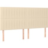 Maison Chic Posteljno vzglavje - Vzglavna omarica 4 kosa krem 80x5x78/88 cm blago, (22077707) | Shoptok.si