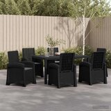  Vrtni set za objed 7 kom. Antracit PP | shoptok.hr