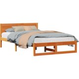  Konstrukcija postelje Rjava 120 x 190 cm Trden borov les, (5000022968) | Shoptok.si