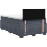  Boxspring krevet s madracem Tamnosiva 120 x 200 cm Baršun | shoptok.hr