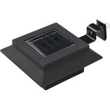  Vanjske solarne svjetiljke 12 kom LED četvrtaste 12 cm crne | shoptok.hr