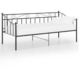 Maison Chic Posteljni okvir - Enojna postelja - Postelja za odrasle črn kovinski 90x200 cm-J8515, (21774626) | Shoptok.si