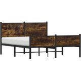  Metalni okvir kreveta bez madraca boja hrasta 150 x 200 cm | shoptok.hr
