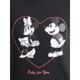 Only Majica 'ONLMICKEY' svetlo rdeča / črna / bela | Shoptok.si