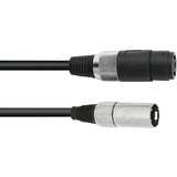 Omnitronic 30225590 XLR adapterski kabel [1x ženski konektor za zvočnike - 1x XLR vtič 3-polni] 1.00 m črna, (20428062) | Shoptok.si
