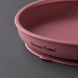 Tommee Tippee EasiStick™ Silicone Weaning Plate krožnik s priseskom 4m+ Pink 1 kos | Shoptok.si
