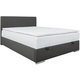 CARRYHOME POSTELJA Z VZMETNICO 90 cm x 200 cm , tekstil temno siva | Shoptok.si