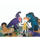 Floss&Rock® slagalica giant floor puzzle s figuricama za igru dinosaur (60 komada) | shoptok.hr