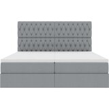  Postelja s shranjevanjem Svetlo siva 180 x 200 cm Umjetno usnje, (5000100284) | Shoptok.si