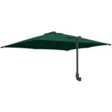 vidaXL Suncobran za dvorište Zeleni Poliester 300 cm x 300 cm Sklopivi | shoptok.hr