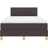  LED Box Spring Krevet Tamno smeđa 120 x 190 cm tkanina | shoptok.hr