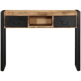 Maison Chic konzolna miza - miza ob steni 100x35x75 cm Masivni neobdelan les Mango, (21785756) Cene