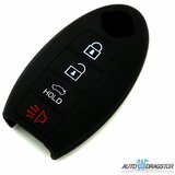 888 Car Accessories silikonska navlaka za ključeve crna nissan APT1016.02.B Cene