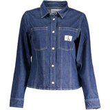Calvin Klein WOMEN&#39;S LONG SLEEVE SHIRT BLUE | shoptok.hr