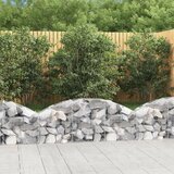 vidaXL Gabionska košara s lukom 150x30x40/60 cm pocinčano željezo Cijene