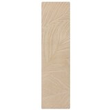 Flair Rugs Bež vunena staza 60x230 cm Lino Leaf - Cijene