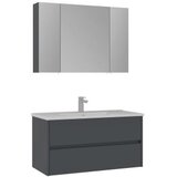 Hanah home Kupatilski ormarić sa umivaonikom i ogledalom (2 komada) Side 100 v3 632 | Eponuda.com