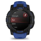 Garmin pametni sat Instinct 3 45 mm AMOLED, crni, remen crno-plavi (Limited Edition) | shoptok.hr